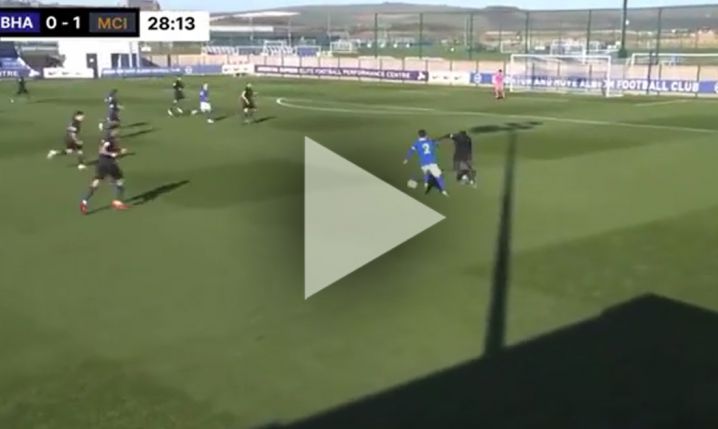 ASYSTA Karbownika w meczu z Manchesterem City U23! [VIDEO]